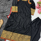 Black Kashmiri Thread Tunic Set