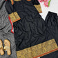 Black Kashmiri Thread Tunic Set