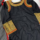 Black Kashmiri Thread Tunic Set