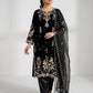 Black Pastel Floral Suit