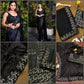 Black Rangoli Silk Saree with Designer Sequence Embroidery and Thread Work