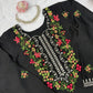 Black Rayon Kurta with Farshi Salwar Set