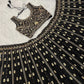 Black Sequin Zari Lehenga Set