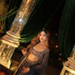 Black Sequin Zari Lehenga Set
