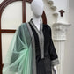 Black Threadwork Kurta Pant Set with Dupatta