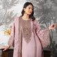 Black and Red Fendy Silk Sharara Suit Set for Festive and Occasion Wear
