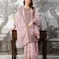 Black and Red Fendy Silk Sharara Suit Set for Festive and Occasion Wear