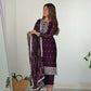 Blooming Rangoli Silk Embroidered Suit Set with Dupatta