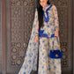 Blue & Pink Floral Print Kurta Palazzo Set