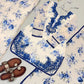 Blue & Pink Floral Print Kurta Palazzo Set
