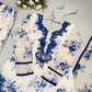 Blue & Pink Floral Print Kurta Palazzo Set