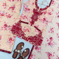 Blue & Pink Floral Print Kurta Palazzo Set