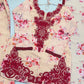 Blue & Pink Floral Print Kurta Palazzo Set