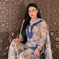 Blue & Pink Floral Print Kurta Palazzo Set