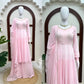 Blush Diamond Drape Anarkali