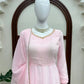 Blush Diamond Drape Anarkali