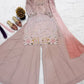 Blush Floral Bead Sharara