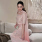Blush Floral Bead Sharara