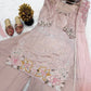 Blush Floral Bead Sharara