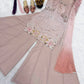 Blush Floral Bead Sharara