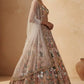 Blush Floral Sequin Lehenga