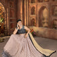 Blush Georgette Sequin Lehenga with Dupatta