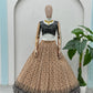 Blush Georgette Sequin Lehenga with Dupatta