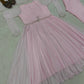 Blush Grace Maxi Anarkali Suit Set for Party and Festive Wear removable jacket 2 in 1 gown