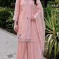 Blush Pearl Cutwork Suit