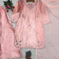 Blush Pearl Cutwork Suit