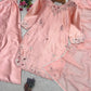 Blush Pearl Cutwork Suit