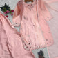Blush Pearl Cutwork Suit