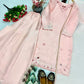 Blush Pearl Cutwork Suit