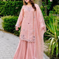 Blush Pearl Cutwork Suit