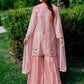 Blush Pearl Cutwork Suit