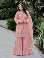 Blush Pearl Cutwork Suit