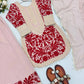 Blush Pink Chain Stitch Kurta Palazzo Set