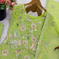 Blush Pink Faux Georgette Embroidered Sharara Set with Dupatta