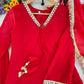 Blush Pink Satin Silk Kurta Salwar Set for Festive and Wedding Wear