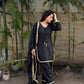 Blush Pink Satin Silk Kurta Salwar Set for Festive and Wedding Wear