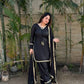 Blush Pink Satin Silk Kurta Salwar Set for Festive and Wedding Wear