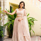 Blush Radiance Faux Georgette Sequin Embroidered Lehenga Set