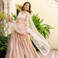 Blush Radiance Faux Georgette Sequin Embroidered Lehenga Set