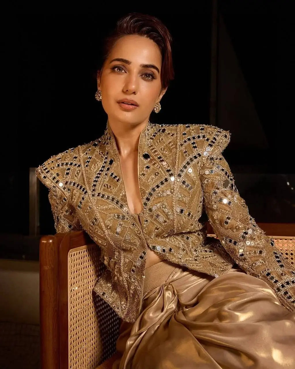 Bollywood inspired Designer Mirror Work Dhoti Set for Festive and Wedding Wear