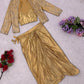 Bollywood inspired Designer Mirror Work Dhoti Set for Festive and Wedding Wear