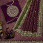 Bollywood inspired Twil shimmer silk saree with blouse
