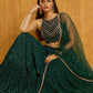 Bottle Green Sequin Lehenga