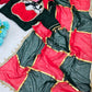 Box Pattern Georgette Saree with Mirror Work and Gotta Lace