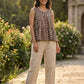 Breezy Checks Linen Co-ord Set for Summer Casual Wear