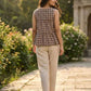 Breezy Checks Linen Co-ord Set for Summer Casual Wear